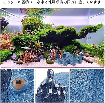 Amazon | HyzaPhix 水槽用アクセサリー ミニチュア 置物 水族館